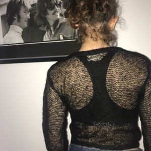 Knitted UO crop top.